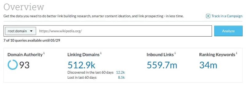 Domain Authority