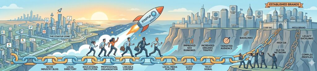 How Startups Can Use Foundation Links to Compete with Established Brands