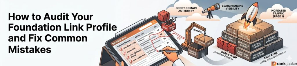 how to audit your foundation link fix common mistakes