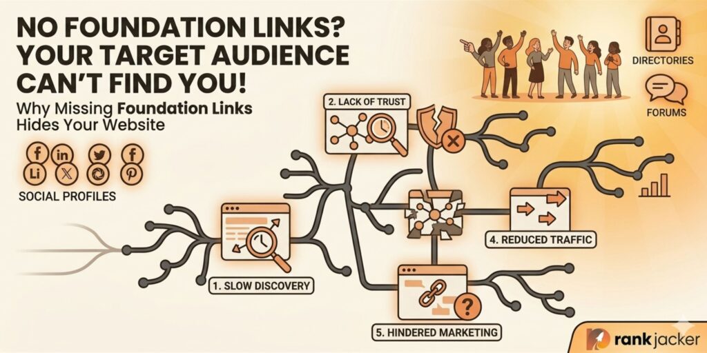 no foundation links your target audience cant find you