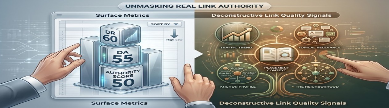 Why DA and DR Are Lying to You About Your Link Quality (And the 5 Signals to Check Before You Buy)